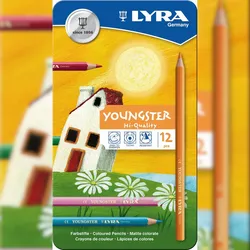 LYRA L2411120 Farbstifte Youngster - 12er Metalletui