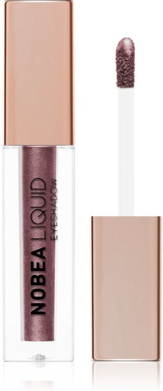 NOBEA Metal Liquid Eyeshadow liquid eyeshadow shade Sparkling Grape #E07 4 ml