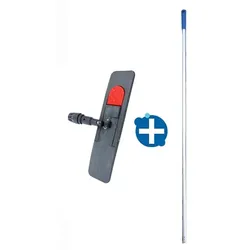 Wischset Numatic Intense Magnetklapphalter 40 cm mit Edelstahlgelenk und 140 cm Numatic Alustiel