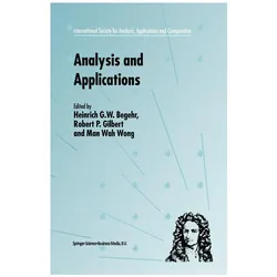 Analysis and Applications - ISAAC 2001, Fachbücher von Robert P. Gilbert, Heinrich G. W. Begehr, Man Wah Wong