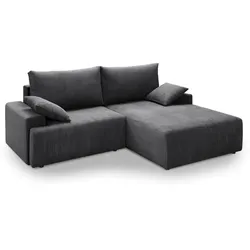 Exxpo by Gala Ecksofa mit Funktion Orinoco Cord Grau Anthrazit