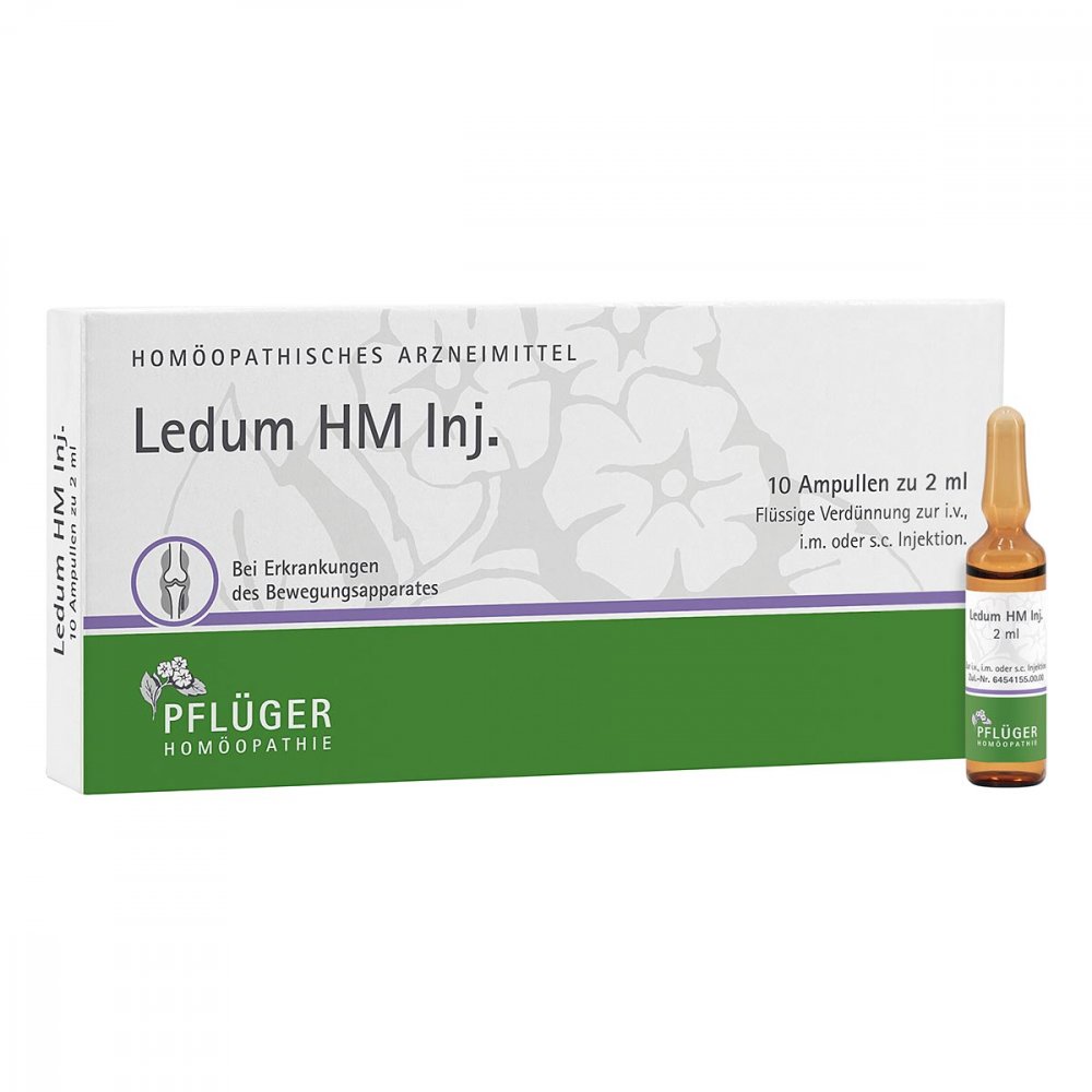 Homöopathisches Laboratorium Alexander Pflüger Gmb Ledum Hm Injekt Ampullen 01033332