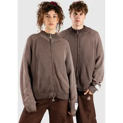 Another Cotton Lab Another Zip Strickjacke chocolate Gr. M