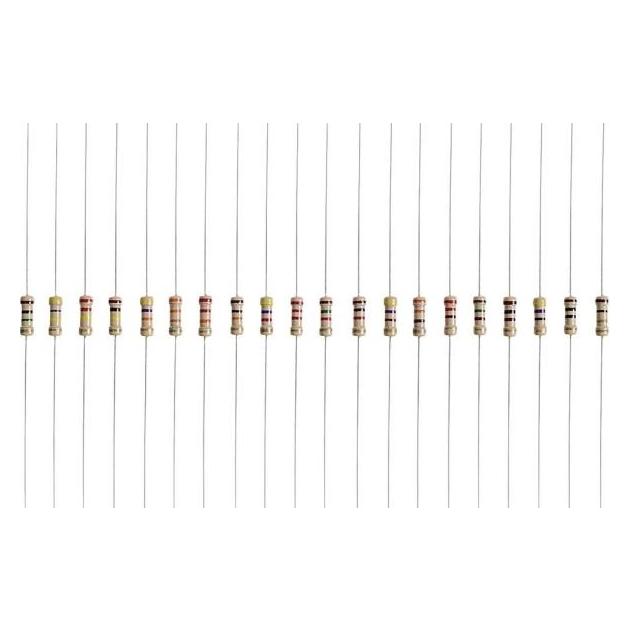 Quadrios 22P106 Kohleschicht-Widerstand Sortiment axial bedrahtet 0.5 W 5 % 1 Set (22P106)