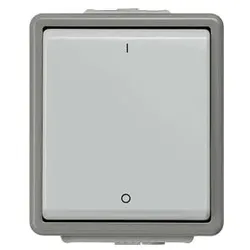 Siemens Dig Industr. Aufputz IP44 Ausschalter 2-polig I/O Symbol 5TA4702