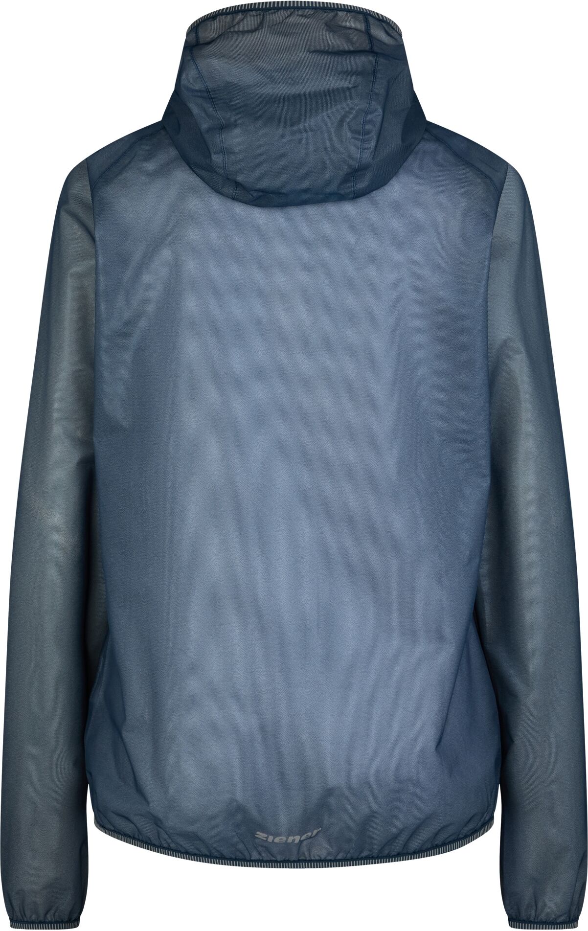 Regenjacke ZIENER "NATINA-Z", Damen, Gr. 38, blau (hale navy), Obermaterial: 53% Polyester, 47% Polyurethan, Jacken Regenjacke hale navy 38