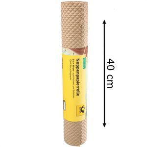 DeutschePost Luftpolsterfolie 139933536, braun, aus Noppenpapier, 40cm x 5m