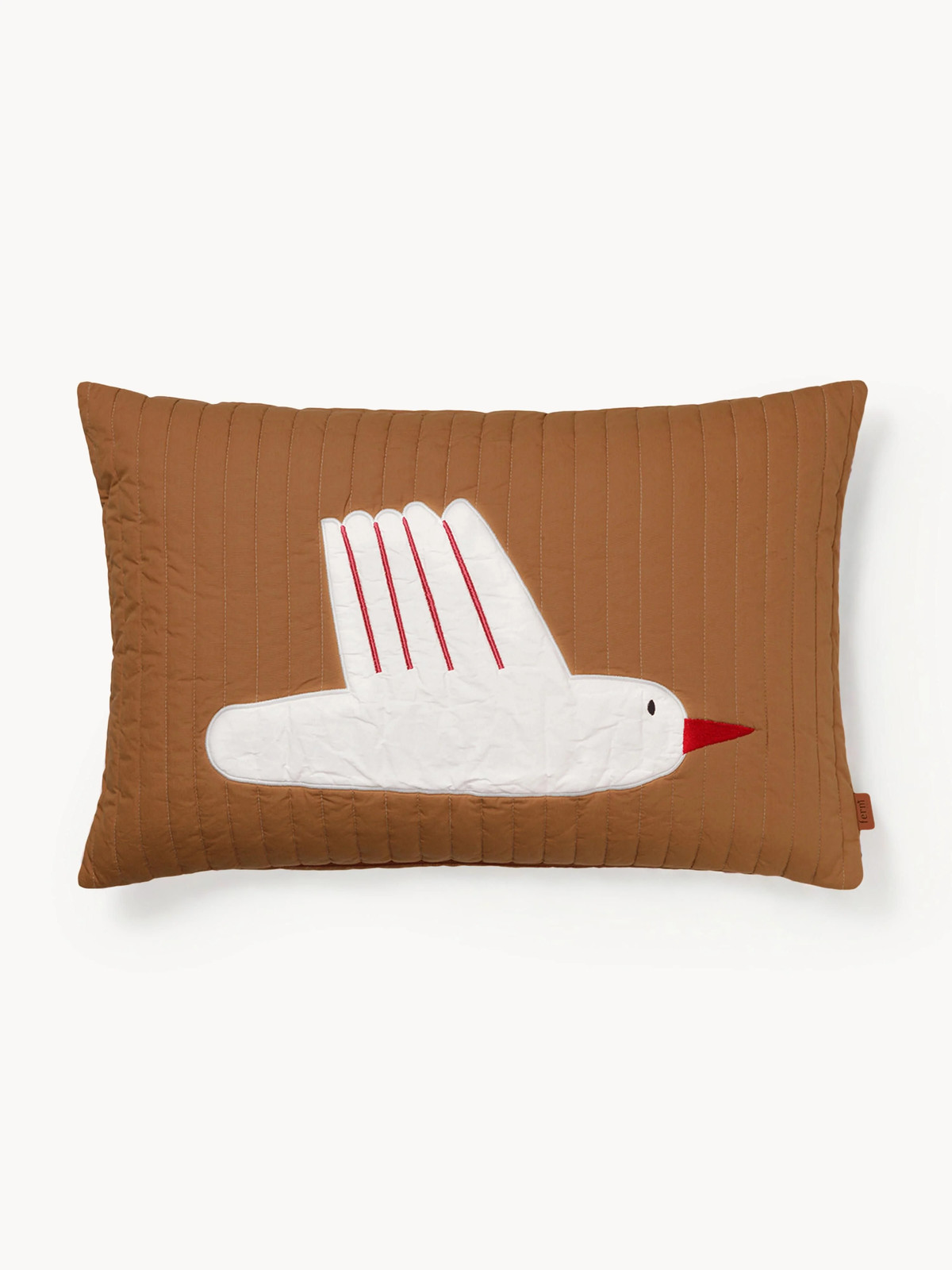Ferm Living Kids Katoenen kussen Bird