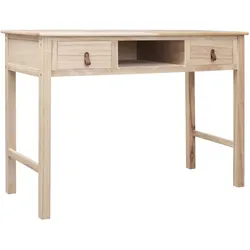 vidaXL Schreibtisch Natur 110 × 45 × 76 cm Holz