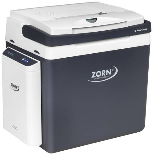 ZORN Cooler Z 26 LNP 7,8 Ah Akku-Kühlbox & Heizbox EEK: D (A - G) Thermoelektrisch 12 V, 230 V DC/AC Schwarz/Weiß 25 l max. 20°C unter Umgebungstem
