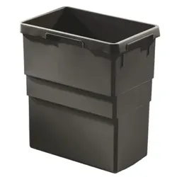 Hailo Inneneimer 1137679 dunkelgrau 30 Liter 397 x 258 x 413 mm