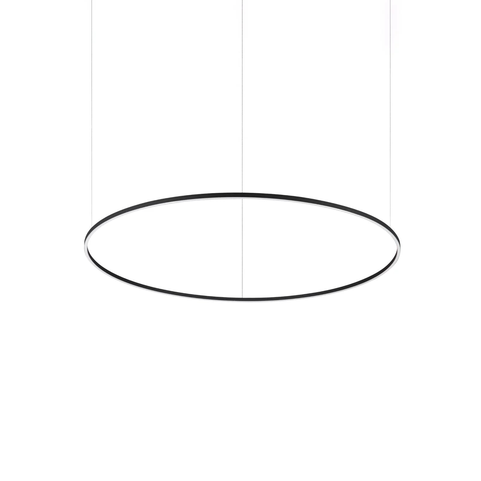 IDEAL LUX Oracle Slim Hanglamp, zwart, Modern, LED, Aluminium en Plastic