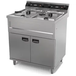 CombiSteel Elektro Friteuse 2X12 Liter,2X9 Kw - Profi - Premium Variante