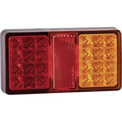 SecoRüt Anhänger-Rückleuchte Bremslicht, Reflektor, Blinker, Rückleuchte links, rechts 12 V, 24 V Klarglas