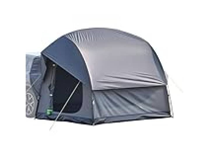 VEVOR Tente de hayon de SUV, 2400 x 2400 mm, Tente arrière SUV de Camping imperméable, Conception spacieuse à Double Couche pour 5-8 Personnes, avec fenêtres en Maille, Double Toit, Sac de Rangement