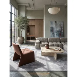 Teppich Antirutsch Grau 240x340 cm - ALDAN   Kadima Design