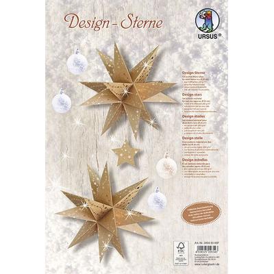 URSUS Design-Sterne aus Kraftkarton