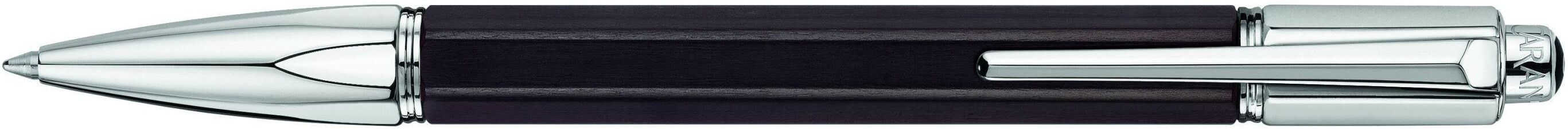 Kugelschreiber "Caran d'Ache Varius, Caran", schwarz, Messing, Stifte, Kugelschreiber schwarz Einheitsgröße