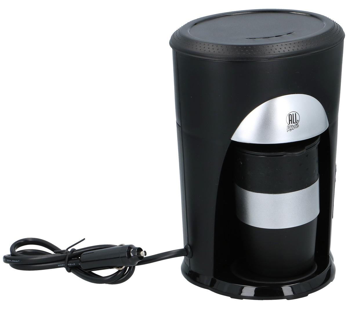 All Ride Koffiezetapparaat 24Volt voor Auto en Vrachtwagen met Koffiebeker - Zwart