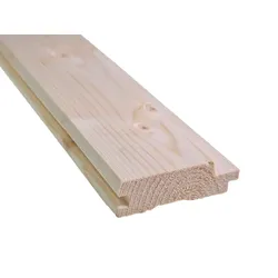 Nordische Fichte/Tanne Profilholz, 19x96mm, KD, gehobelt, unbehandelt, A-Sortierung Deckbreite 86 mm