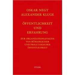 Werkausgabe Bd. 4 / Öffentlichkeit und Erfahrung, Fachbücher von Alexander Kluge, Oskar Negt
