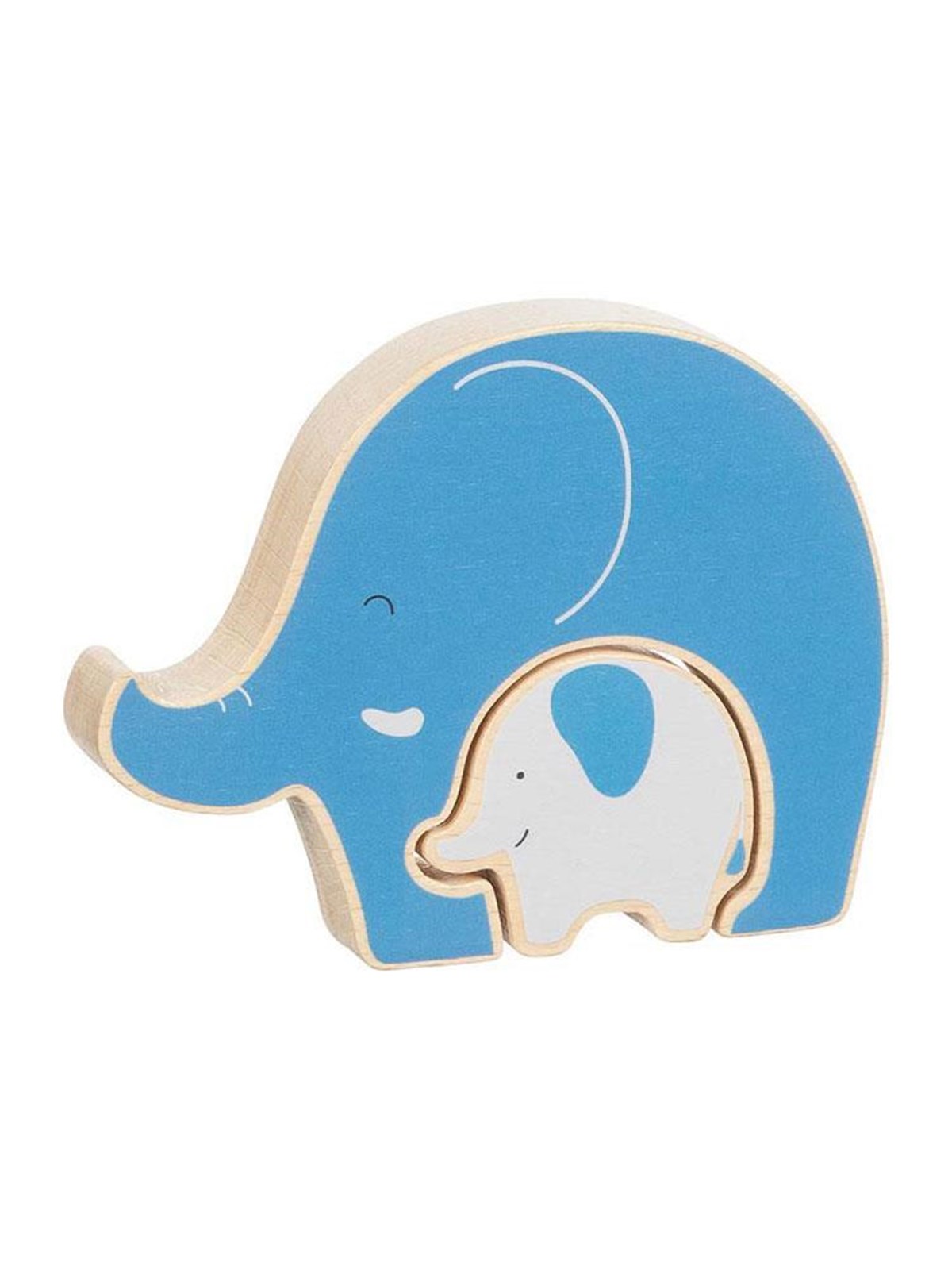 Goki Wooden Puzzle Standing Elephant 2 pcs. Holz