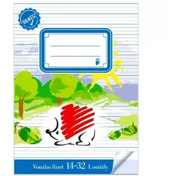 ICO Igel Schulanfang 1. Klasse liniertes Heft - A5, 14-32