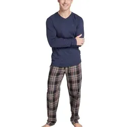 Jockey Pyjama 11 Mix Blau/Braun Large Herren