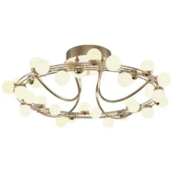 Maytoni Deckenleuchte Tessara Edelstahl Gold MOD081CL-L36G3K mit IP 20