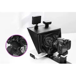 Feelworld TP13A Teleprompter Smartphone/Tablet (Teleprompter), Video Zubehör, Schwarz