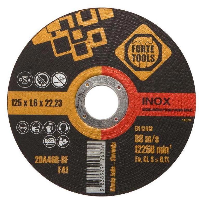 Forte tools CUTTING DISC 125X1.6X22.23 MMFORTE TOOL (33042412)