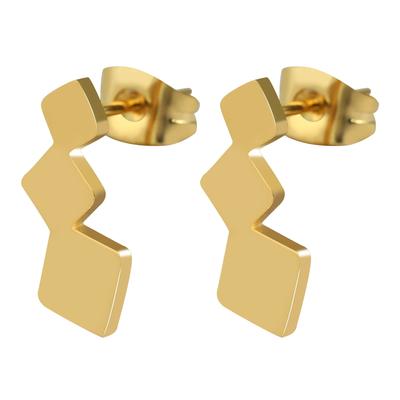 Paar Ohrhänger ADELIA´S "Ohrringe – Ohrstecker aus Edelstahl", Damen, Gr. Damen, Edelstahl, gold (silber), Ohrringe, Perfekt zum Verschenken an besondere Menschen