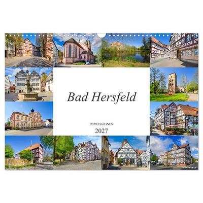 Bad Hersfeld Impressionen (Wandkalender 2027 DIN A3 quer), CALVENDO Monatskalender