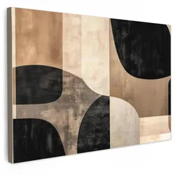 LEINWANDBILD Abstrakt - Flugzeuge - Schwarz - Rund XXL 150x100 cm