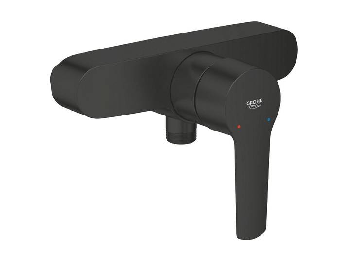 Duscharmatur GROHE Start Mattschwarz , schwarz, Metall, Armaturen, Duscharmatur