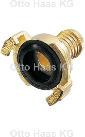 HAAS Schnellkupplung-Schlauchstück 2261 Messing, 3/4"