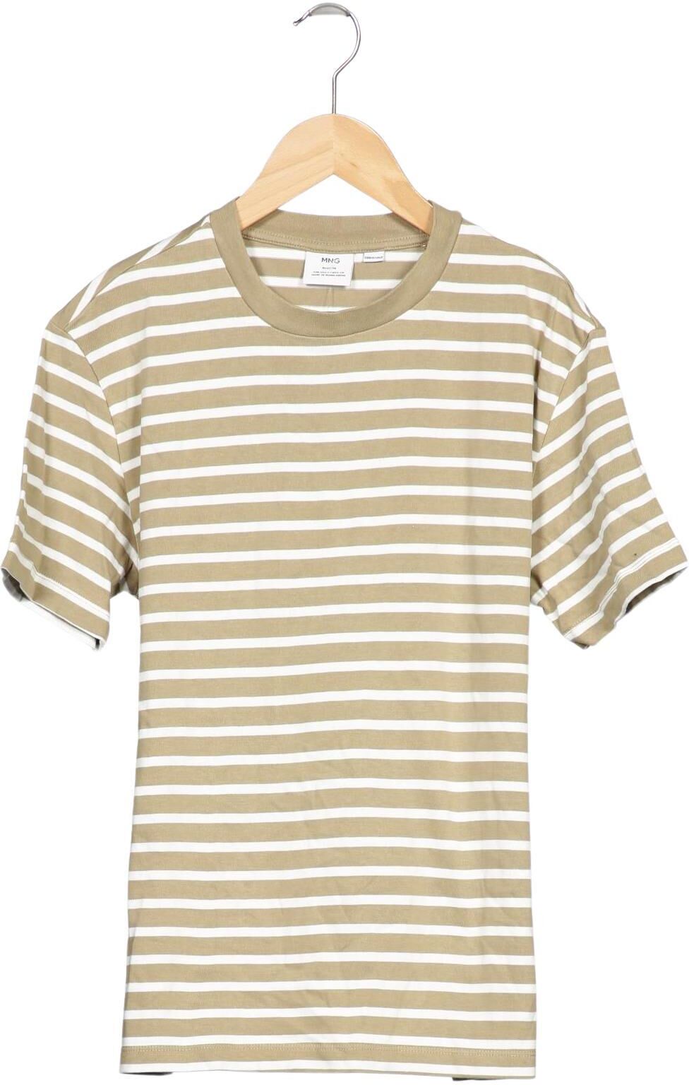Mango Herren T-Shirt, Mehrfarbig, Gr. S, Baumwolle - Second Hand