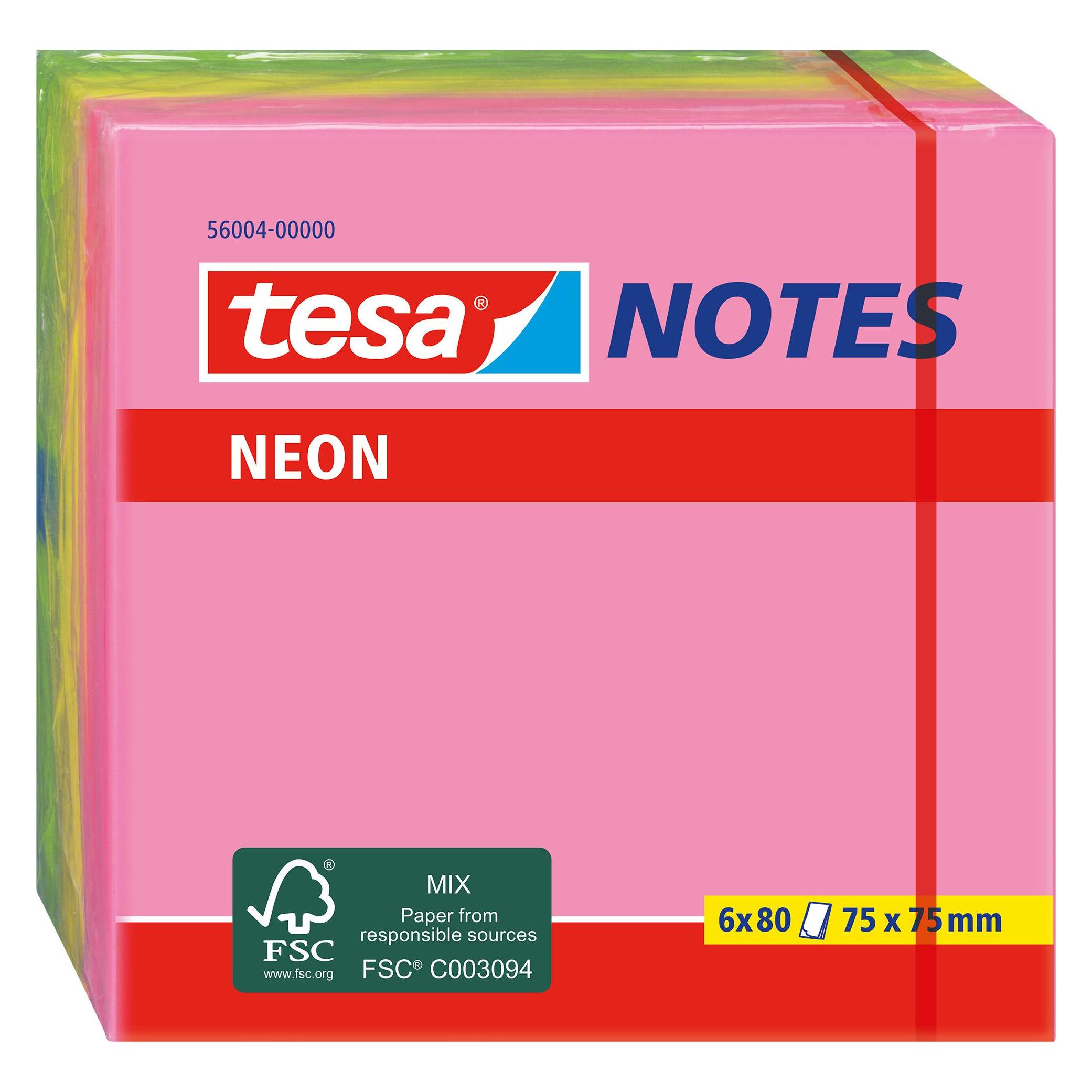 tesa Notizblätter, Haftnotizen (75 x 75 mm) (56004-00000-00)