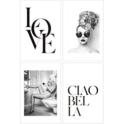 Bilder-Set CIAO (BHT 20x30x0,20 cm) - bunt - BHT 20x30x0,20 cm