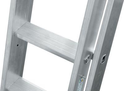 Krause zweitlg. Schiebeleiter, 2 x 12 Sprossen, TRBS 2121 2-konform, Trigon-Traverse