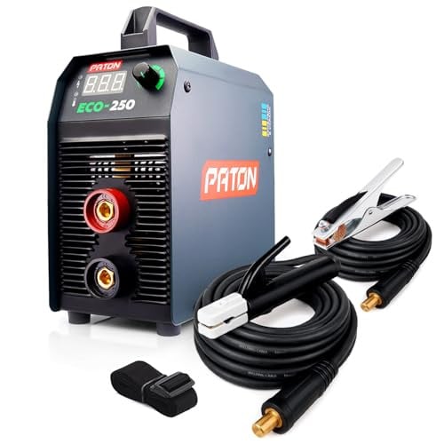 PATON ECO-250 250A Draagbare Inverter Lasser – MMA/ARC 230V Digitale Elektrodelasser met Complete Set
