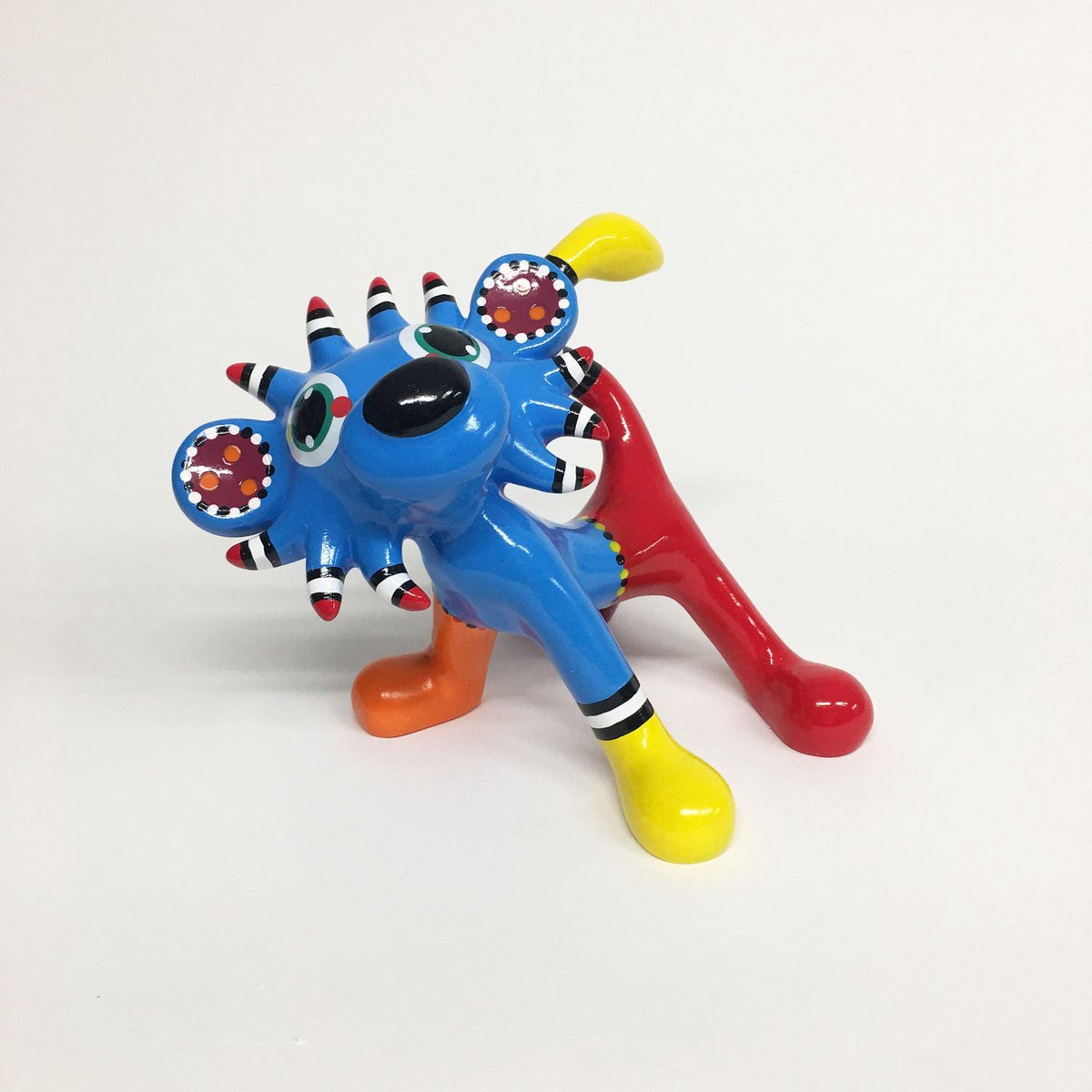 Jacky Zegers Beeld Leeuw Loekie Kleurrijk - Hoogte: 19 cm