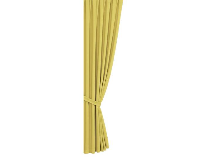 Verdunkelungs-Schals mit Universalschienenband, Gold, Größe 304 (2er-Pack Raffhalter, 80 cm)