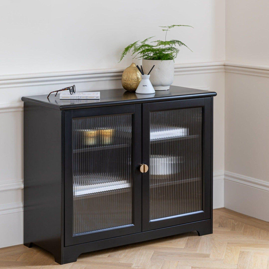 Lark Manor Casen 96 cm W Sideboard Black 76cm H X 96cm W X 25cm D