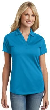 Port Authority L569 Women's Diamond Jacquard Polo Shirt in Blue Wake size XXL   Polyester