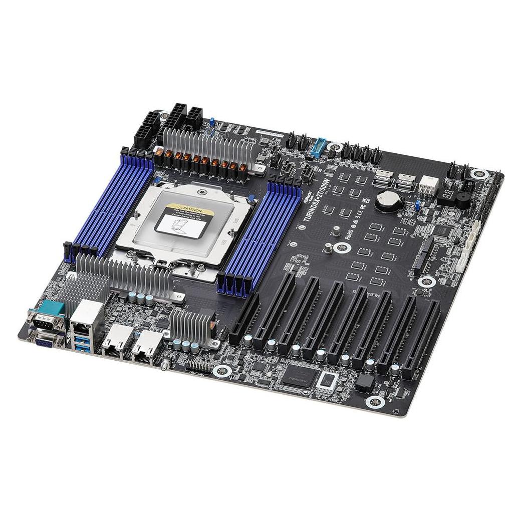 AsRock Mainboard TurinD8X-2T/500W EEB Single Sockel SP5 Single (SP5) (TurinD8X-2T/500W)