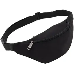Bauchtasche mit Fächern, schwarz