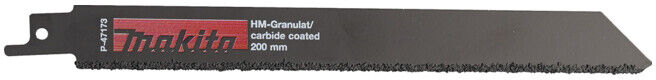 MAKITA Lame Recipro HM 200mm (P-47173) Accessoires d'origine du système MAKITA : Lame Recipro HM 200 avec référence article : P-47173 et EAN : 0883819 (P-47173)