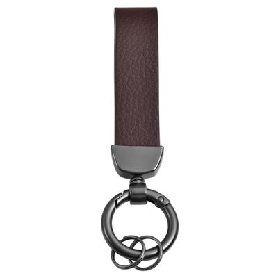Kettenanhänger ADELIA´S "Anhänger – Schlüsselanhänger aus Leder", braun, Schmuckanhänger, Damen, Leder, Kettenanhänger, Schöne Geschenkidee zum Jubiläum