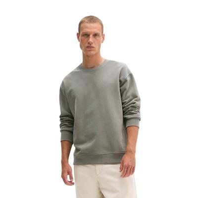 Sweatshirt MARC O'POLO "aus regenerativer Bio-Baumwolle", Herren, Gr. 3XL, graphite dust, Obermaterial: 100% Baumwolle, unifarben, relaxed fit, Rundhals, Rippbündchen, Sweatshirts Sweatshirt